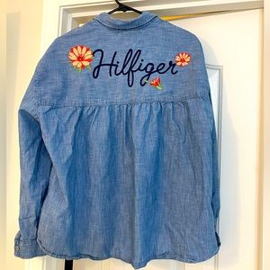 Hilfiger vintage denim top woman